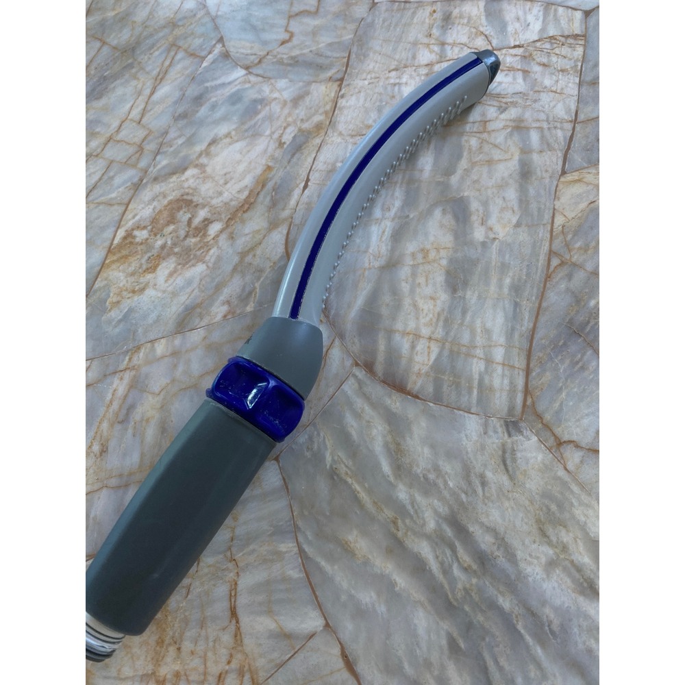 Waterpik Pet Wand Pro Replacement Shower Attachment Gray Blue Dog Wash Handle